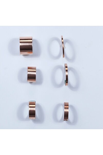 Fapatech Bakır Folyo İletken Bant Seti  Akrilik Yapışkanlı 6 Adet  - 3,5,10,15,20,30 mm x 1m