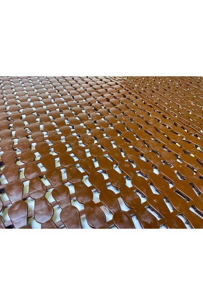 Gerçektrend بلاط أرضيات بلاستيكي لتقويم العظام، شبكة أرضية، حصيرة حمام، موديل 33x33x1,2 (4 قطع)