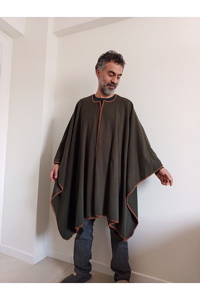 arslan deco Polar Poncho Shawl, Polar Jacket, Authentic Cardigan, Camping Shawl