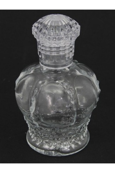 Kazanabil DEKORATİF TAÇ TASARIMLI CAM ŞİŞE 150ML