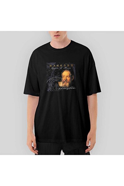 Z zepplin Tricou Negru Oversize Haggard Eppur Si Muove