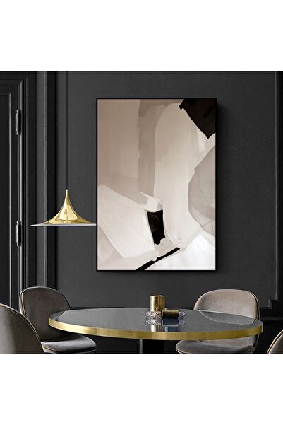 Markazip Siyah Metal Çerçeveli Kanvas Tablo 70x100cm LK465-K1