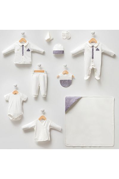 Cassiope 10-Piece Baby Boy Hospital Release Newborn Set
