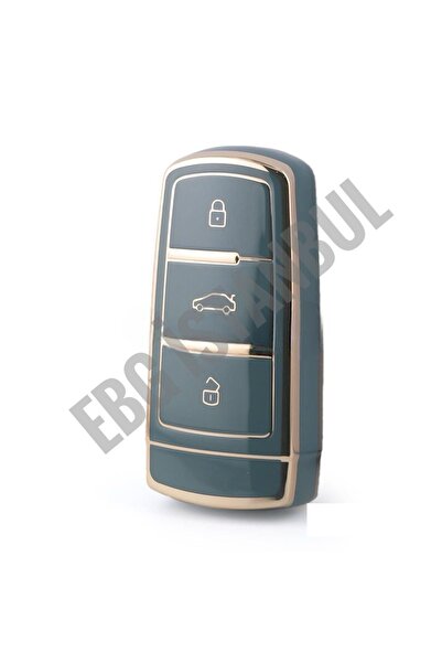 EBG İSTANBUL حافظة لسيارة فولكس فاجن باسات B6 2005-2015 ذكية باللون الرمادي ا...