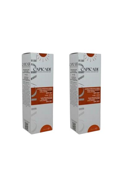 Capicade SPF 50 Collagen Tinted Sunscreen Cream 100 Ml 2 Pack