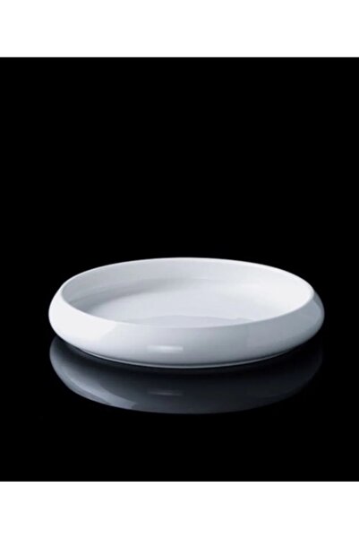 Onedekor Bianco Perla Porselen 23x3,8 Cm Yuvarlak Tabak