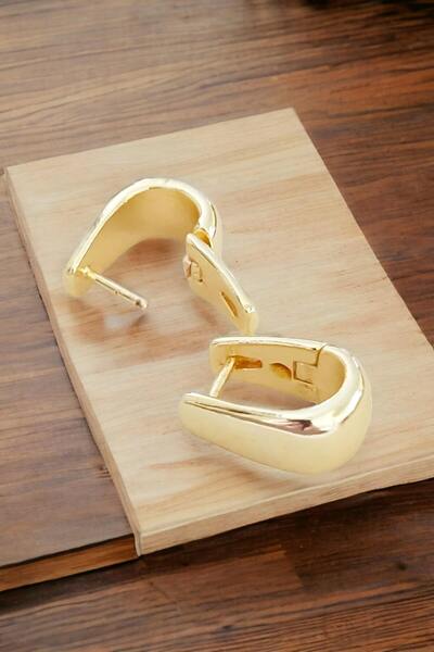 toptanhanem أقراط من الفولاذ بتصميم مضاد للحساسية بدون حجر| الموضة والأناقة معًا