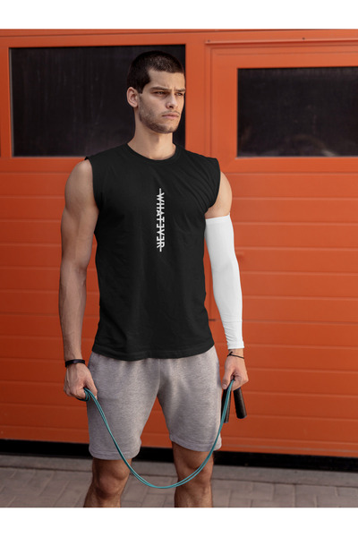 TREND ALİSSE Sporcu Atleti - Whatever Baskılı Fitness Gym Spor Atleti