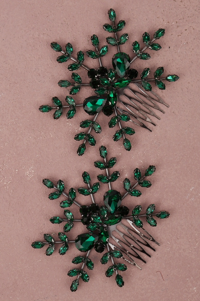 Limelia Κομψό αξεσουάρ για τα μαλλιά για νυφικό με μοτίβο λουλουδιών Αξεσουάρ...