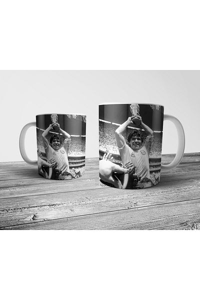 Pixxa Diego Armando Maradona Argentina Napoli Mug Cup Model 5