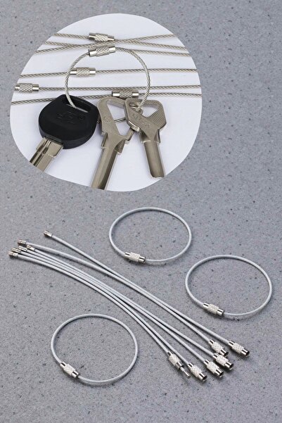 Buffer ® 10'lu Paslanmaz Çelik Tel Anahtarlık