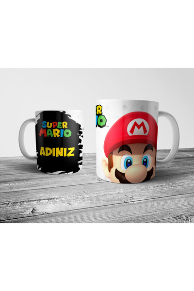 Pixxa Super Mario Kişiye Özel Kupa Bardak