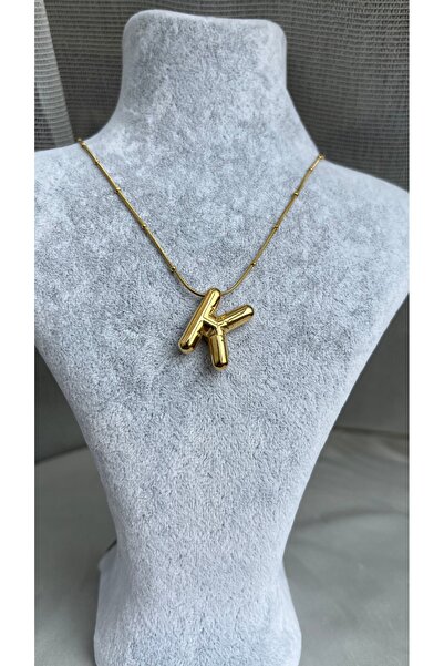 northy accessories قلادة من الفولاذ بحرف بالون