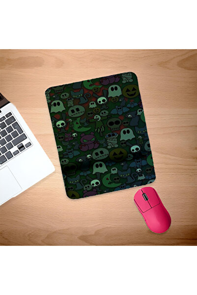 UcuruStore Τρομακτικά Πλάσματα Ορθογώνια Επιφάνεια Ποντικιού με Στήριγμα Καρπού