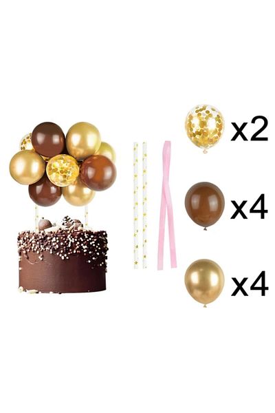 asöy Cake Balloon Chocolate Coffee Cake Ornament Cake Balloon