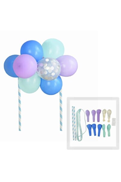 asöy بالون باستيل معكرون أرجواني بالون تزيين الكيك بالون الكيك