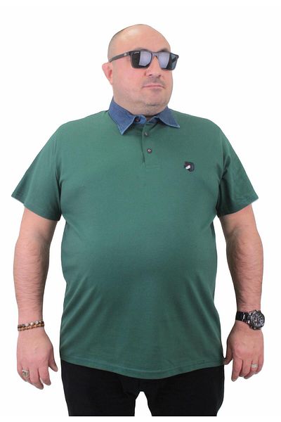 MocGrande Μπλουζάκι Polo Kota Collar Large Size - 23420 NEFTI