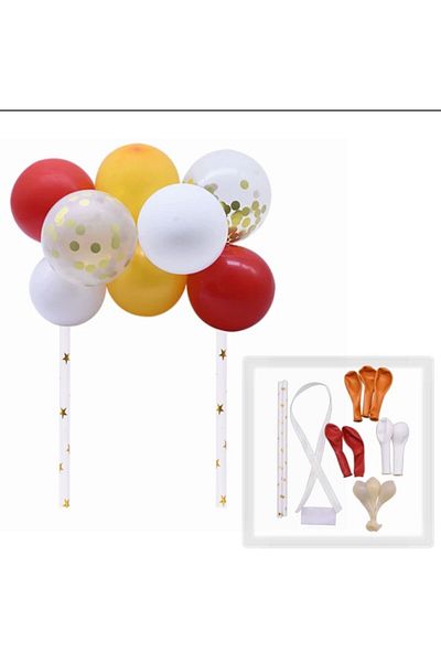 asöy Chrome Balloon Pastel Balloon Macaron Balloon Cake Decoration Cake Balloon