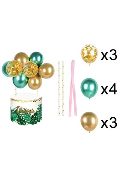 asöy Chrome Balloon Pastel Balloon Macaron Balloon Cake Decoration Cake Balloon