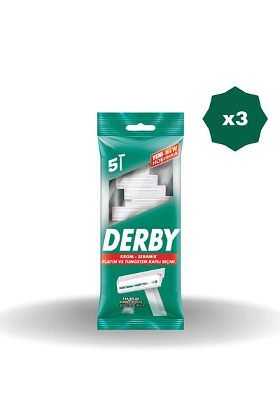 Derby SHAVER BLADES BAG 5 Pieces X 3 PIECES