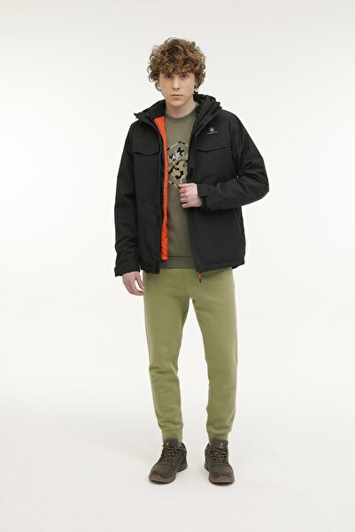 lumberjack M-PRIME COAT 2PR Siyah Erkek Kısa Kaban