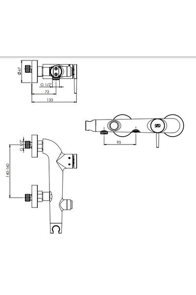GPD Aduro Bathroom Faucet Chrome MBB195-S