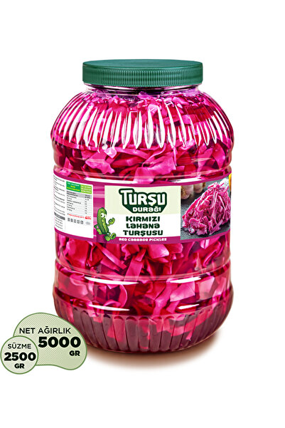 TURŞU DURAĞI Kırmızı Lahana Turşusu | 5 Kg