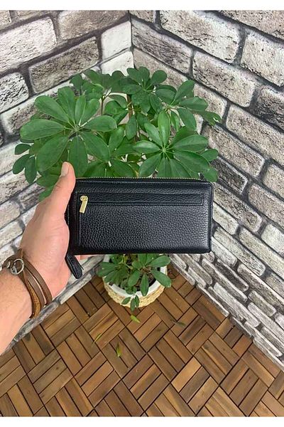 GUARD Hand Portfolio with Black Zipper and Leather Placket