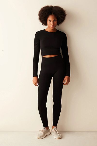 Penti Black Seamless Activewear Leggings