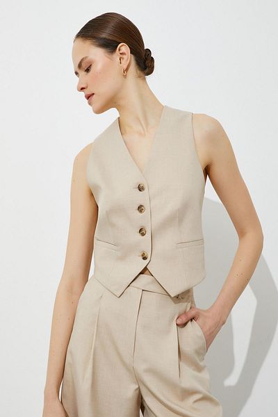 Koton Women's Beige Vest