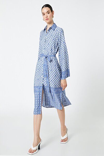 Koton Rochie de damă albastră cu model