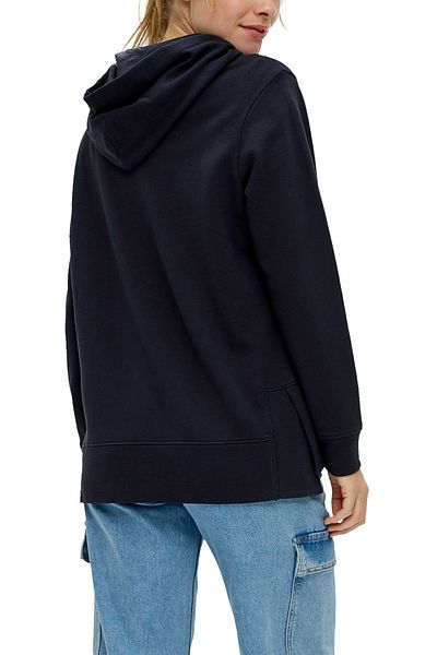 s.Oliver Damen-Kapuzenpullover aus weicher Baumwolle in Marineblau