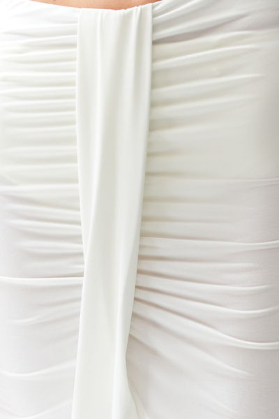 Trendyol Collection Maxi Ecru kötött strandszoknya - TBESS23ET00021