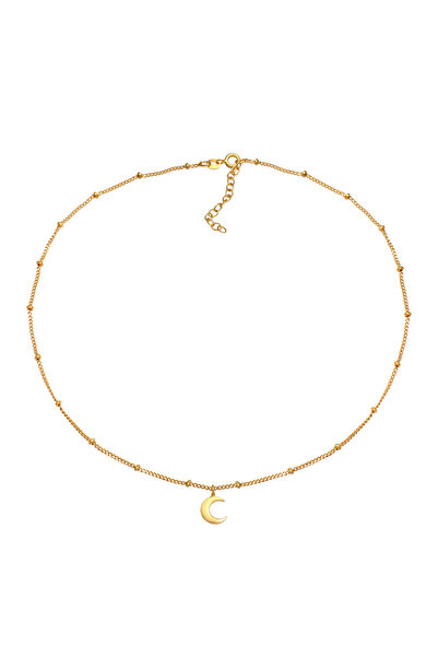 ELLI Colier pentru femei - Choker Top Crescent, Argint Astro 925