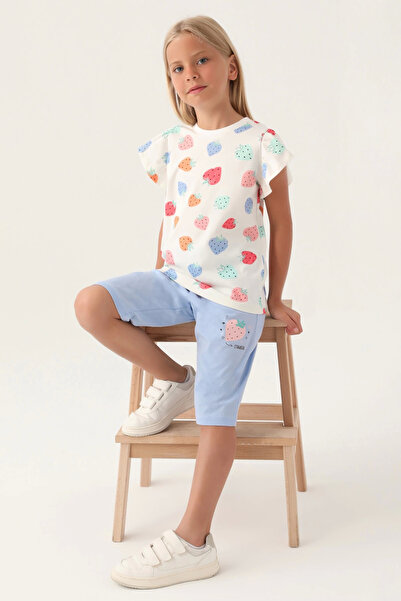 Pierre Cardin Roly Poly 3411-2 Set Capri pentru fetiță cu căpșuni