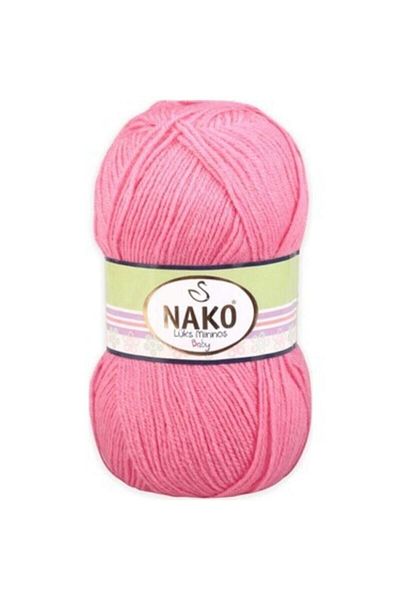 NAKO Luxury Minnoş Hand Knitting Thread 5 Pieces Rose Pink 236