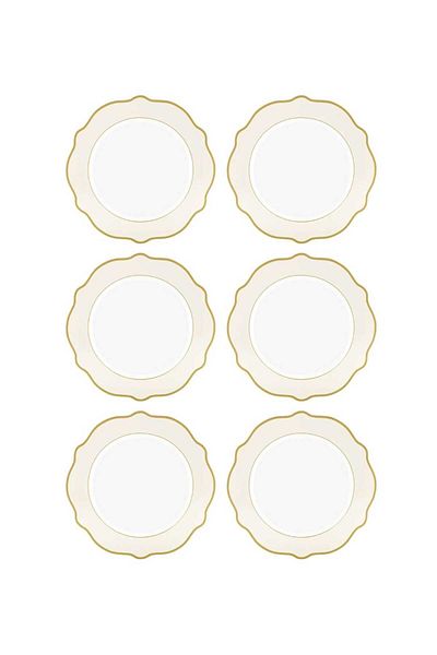 The Mia Jaswely Serving Plate Cream 27 cm