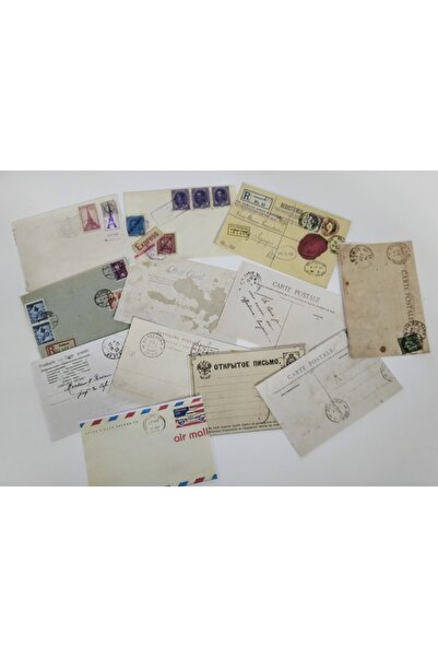 Arilcraft Vintage Postcard - Mektup Temalı Scrapbook Kağıdı Seti / Bullet Jou...