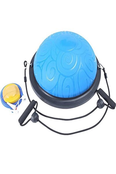 Clifton Bosu Ball Bosu Denge Topu Pilates Denge Aleti Balance Ball (MAVİ)