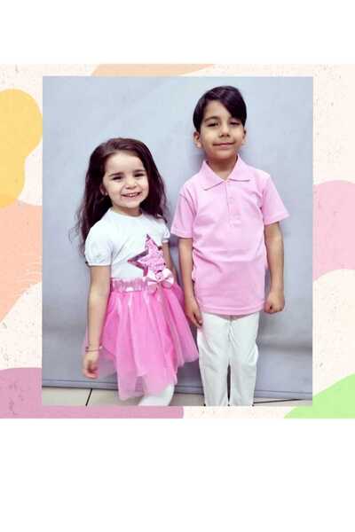 BLUEMOOR Girl's bottom top suit T-shirt skirt show outfit