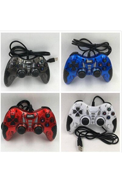 Trendfone Beyaz Pl-2585 Pc Uyumlu Usb Joystick Oyun Kolu Gamepad