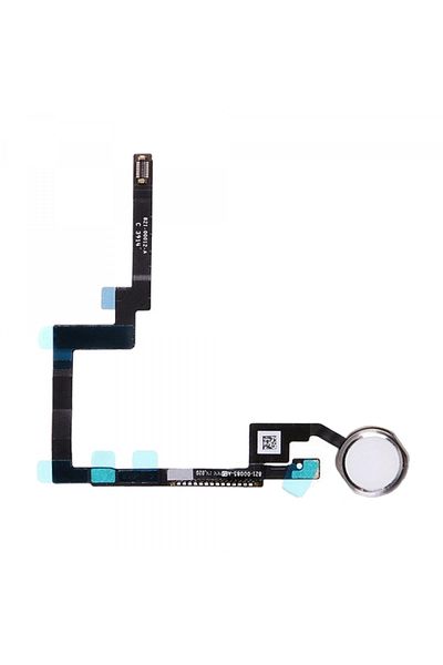 Nettech iPad Mini 3 Compatible Home Key - Silver