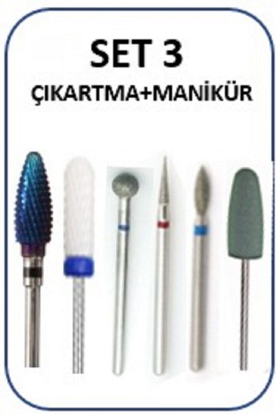 GALA MEDİKAL End Set 3 - STICKER+MANICURE