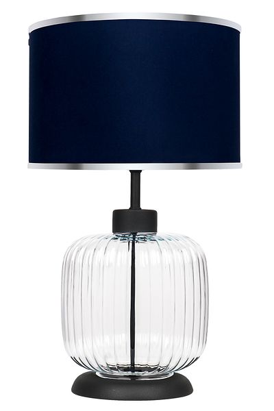 MINIMAL ETICARET VE BILGI TEKNOLOJILERI Intense Transparent Black Glass Lampshade