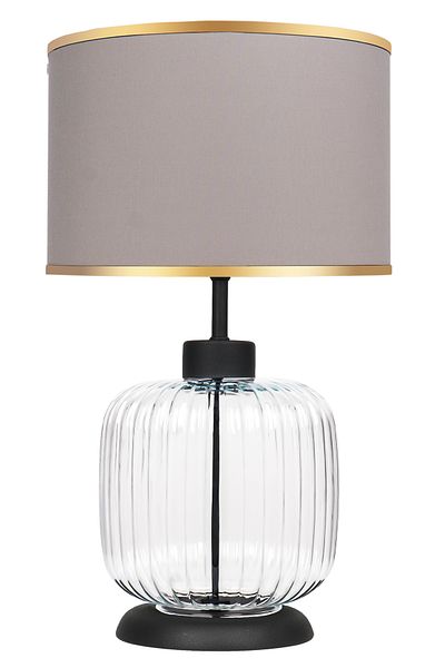 MINIMAL ETICARET VE BILGI TEKNOLOJILERI Intense Transparent Black Glass Lampshade