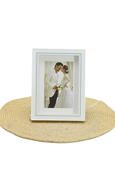 T.Concept Led Işıklı Fotoğraf Çerçevesi Beyaz 15*20