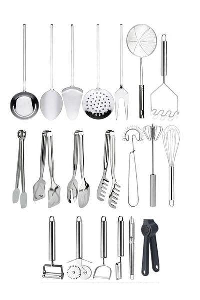 Mumu 20 Piece Cooking and Serving Utensils Set