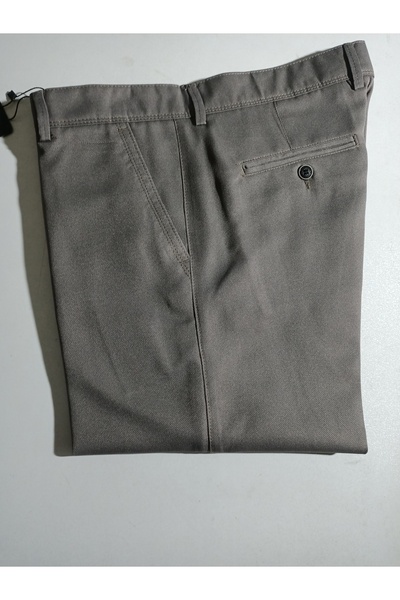 ATLIHAN Kagi Klasik Yan Cep Oxfort Keten Pantolon