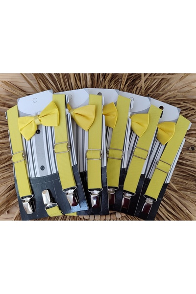 Monkabox Набір з 5 жовтих бантиків