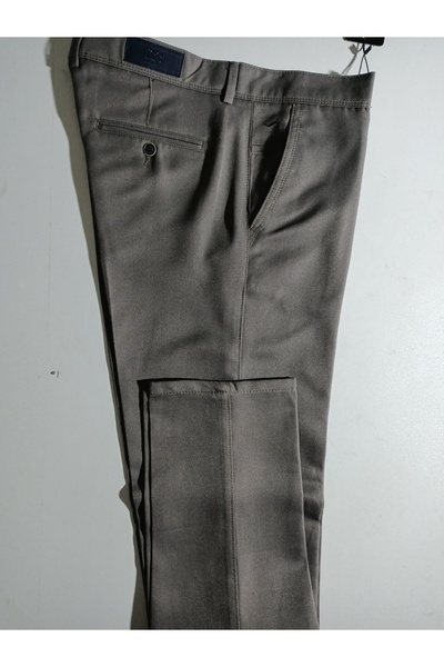 ATLIHAN Kagi Klasik Yan Cep Oxfort Keten Pantolon